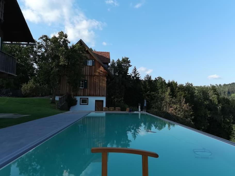 Chalet-Suedsteiermark - Traumhafte Aussicht, Infinity Pool, Privatsphaere, Klima Und De-Luxe Ausstattung Schwanberg Kültér fotó