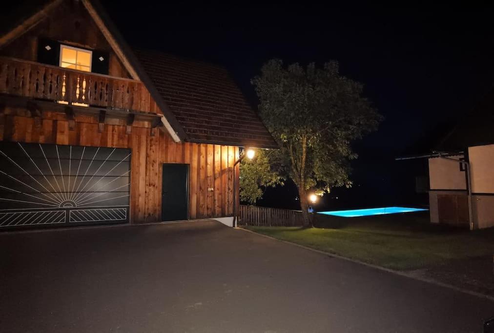 Chalet-Suedsteiermark - Traumhafte Aussicht, Infinity Pool, Privatsphaere, Klima Und De-Luxe Ausstattung Schwanberg Kültér fotó