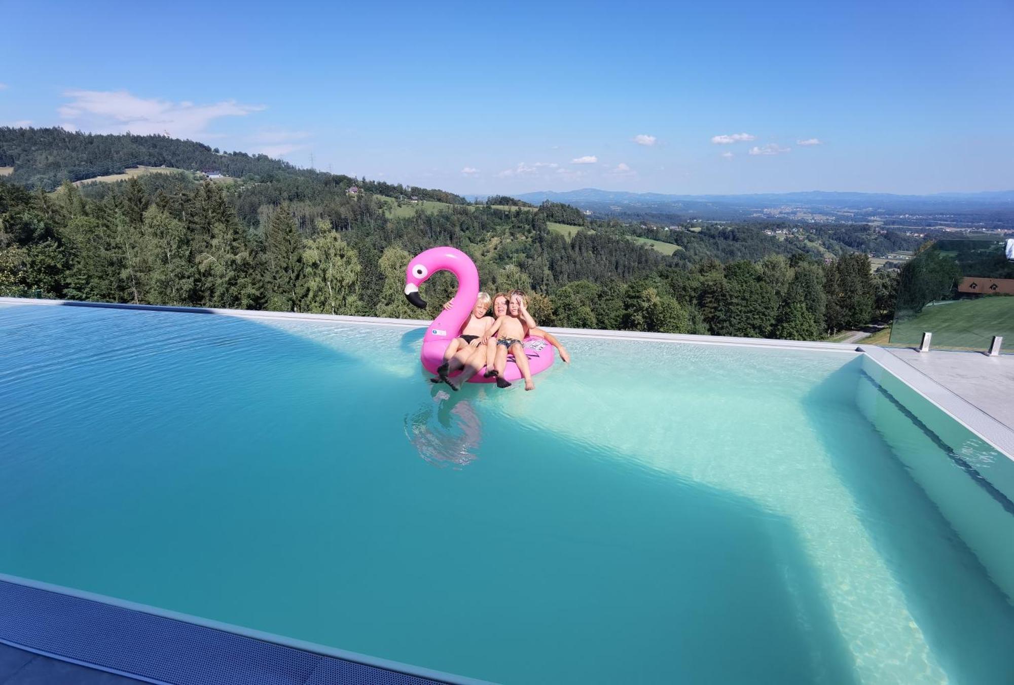Chalet-Suedsteiermark - Traumhafte Aussicht, Infinity Pool, Privatsphaere, Klima Und De-Luxe Ausstattung Schwanberg Kültér fotó